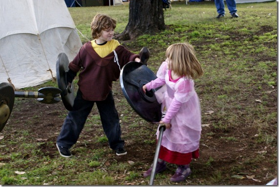 Lilly and Eli fighting